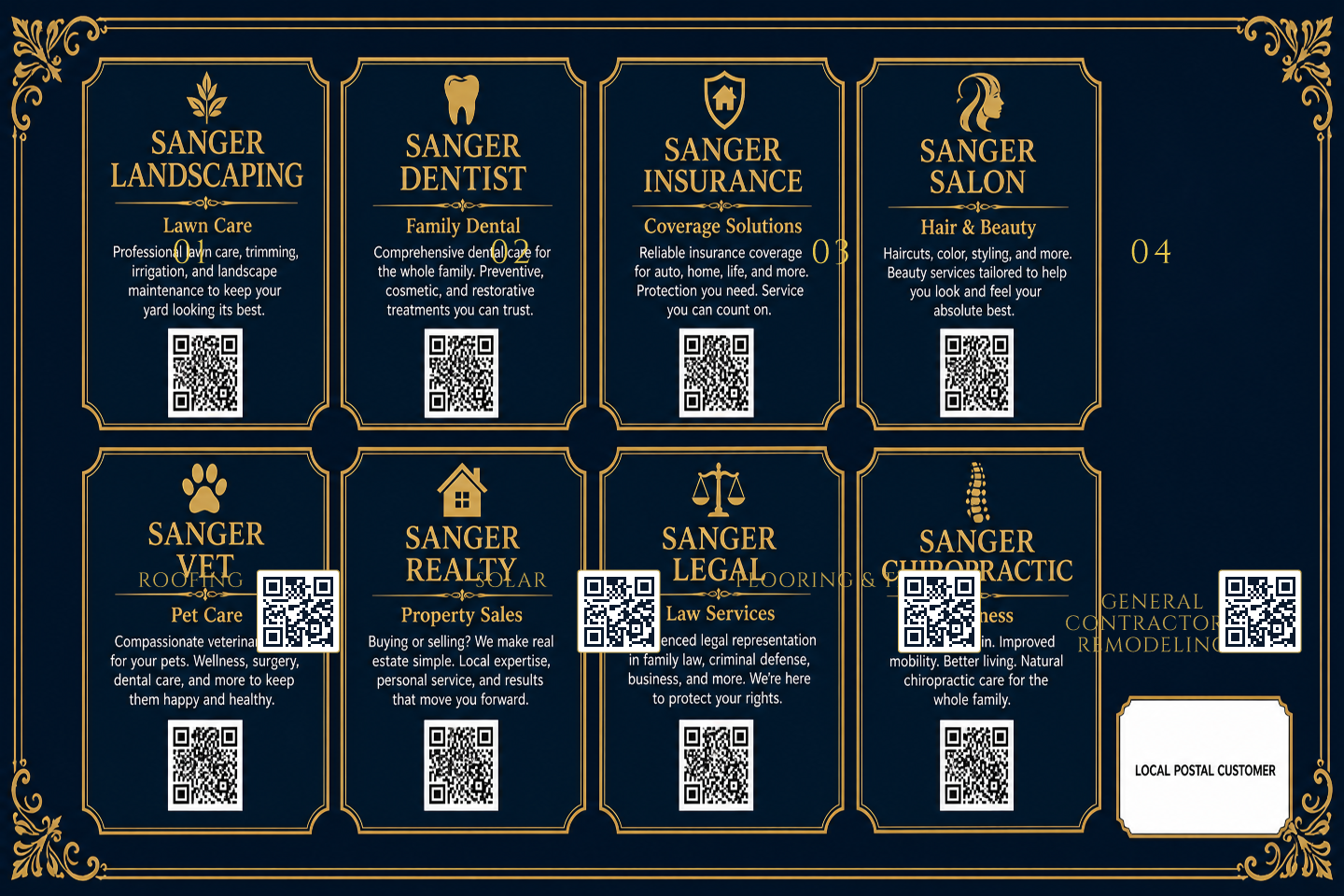 AdSlate Selma card mockup